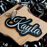 Personalized Acrylic Keychain – Custom Name Keychain, Engraved Key Tag, Gift for Her, Custom Keyring, Name Keychain for Bags & Keys